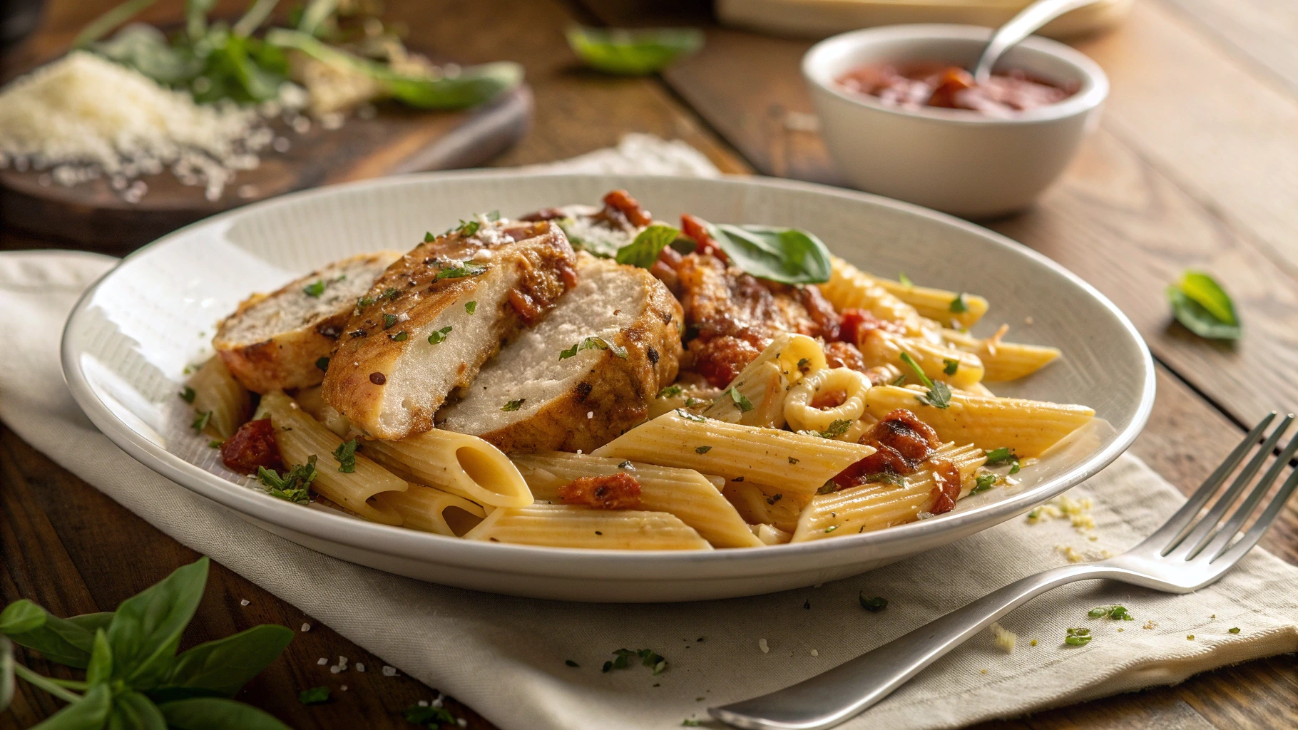 Marry Me Chicken Pasta