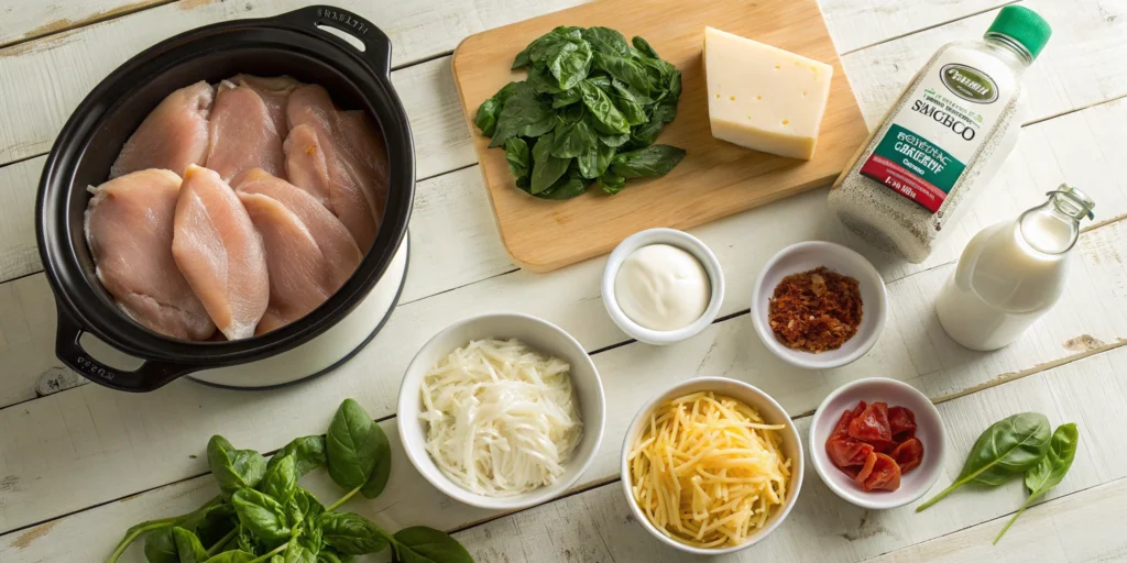 Chicken pasta in crockpot Ingredients List